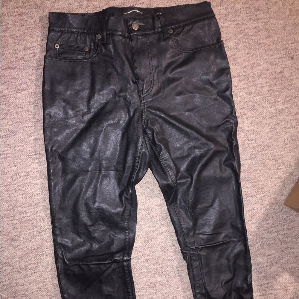 Saint Laurent FW15 Leather Pants